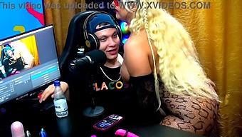Andressa Sanchez Seduces Ruan, Showing Off Her Butt And His Penis On Camera - Podcast Pápum No Barraco - Full Video Available On Sheer/Red